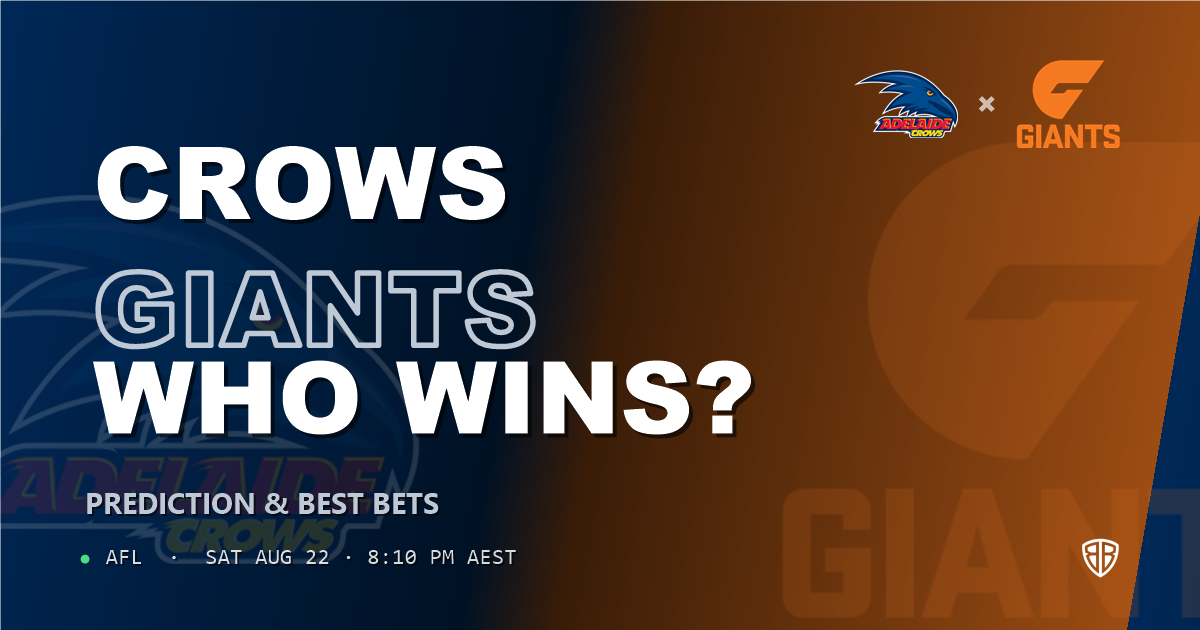 Adelaide Crows vs Greater Western Sydney Giants Prediction & Picks: Winning Game Angles