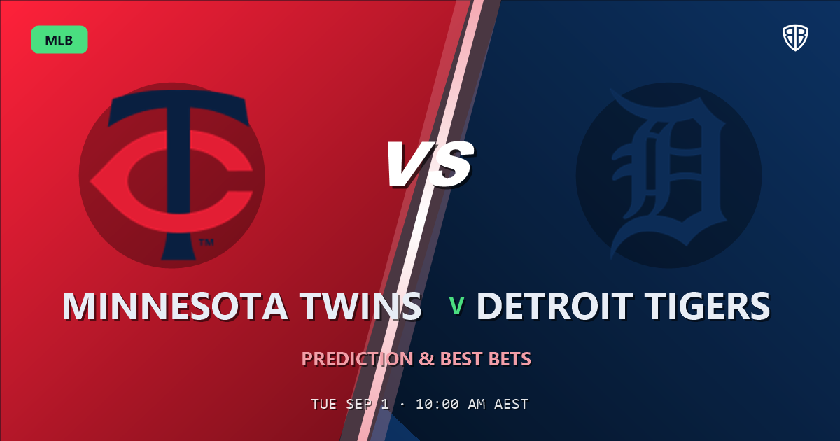 Minnesota Twins vs Detroit Tigers Prediction and Picks, September 2, 2026