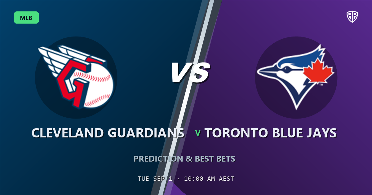 Cleveland Guardians vs Toronto Blue Jays Prediction and Picks, September 2, 2026
