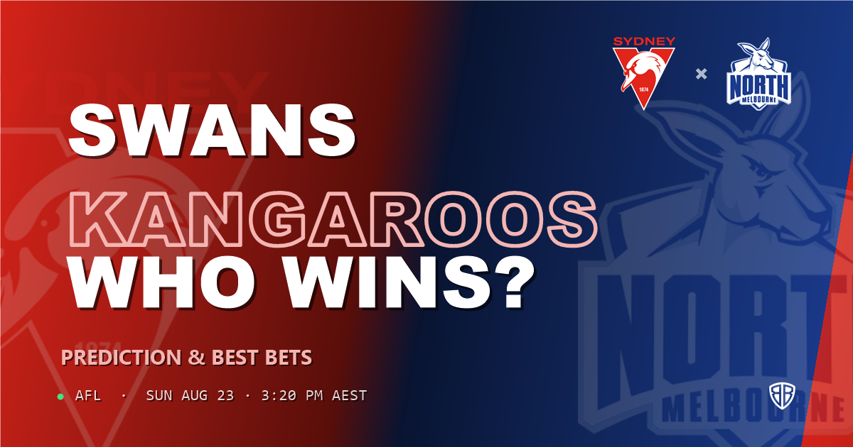 Sydney Swans vs North Melbourne Kangaroos Prediction & Picks (Aidan Corr Key Factor): Expert Footy Betting Guide