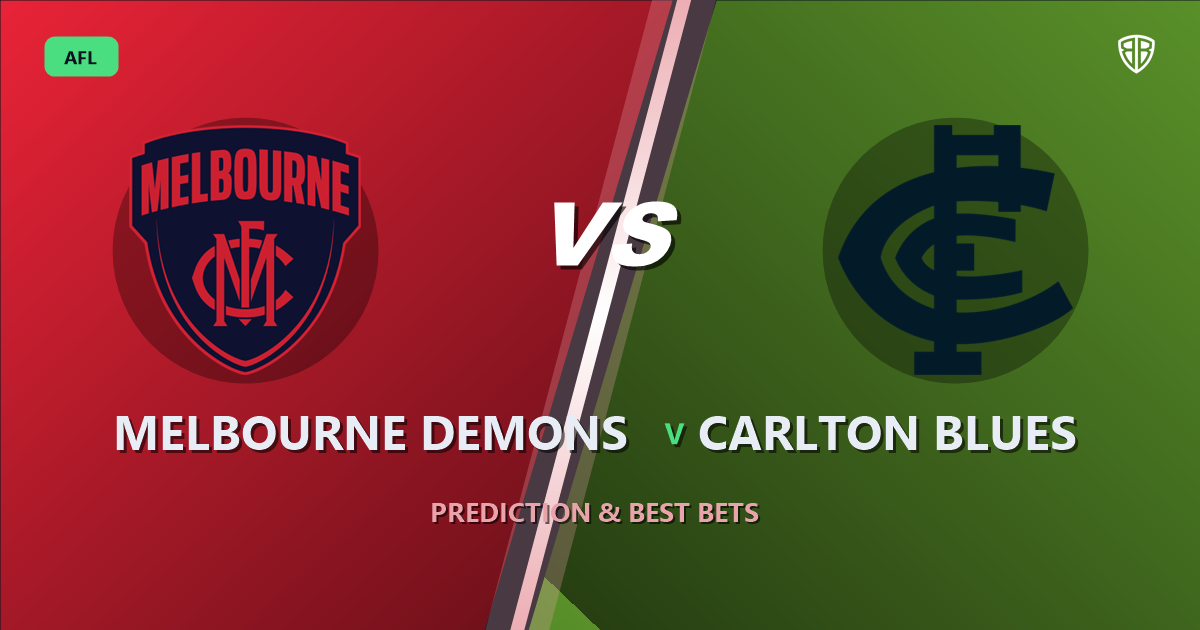 Melbourne Demons vs Carlton Blues Prediction & Picks: Full Match Breakdown & Bets