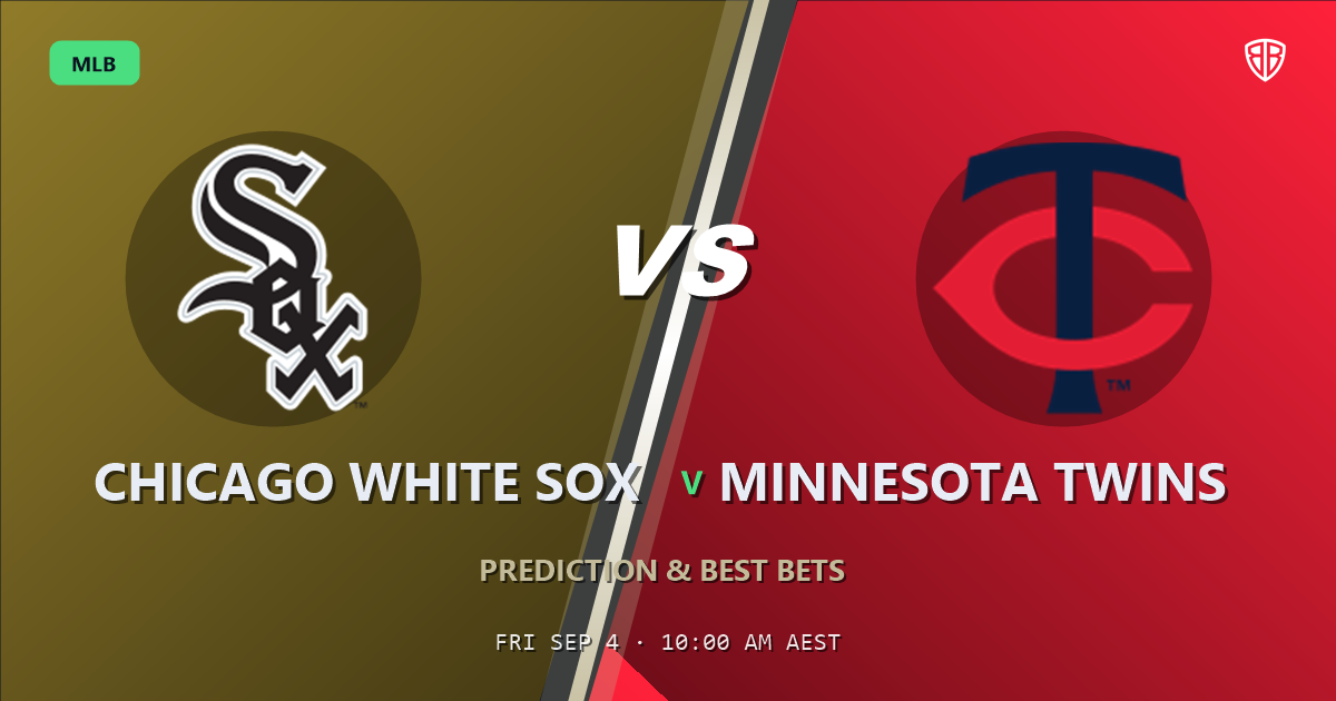 Chicago White Sox vs Minnesota Twins Prediction and Picks, September 4, 2026