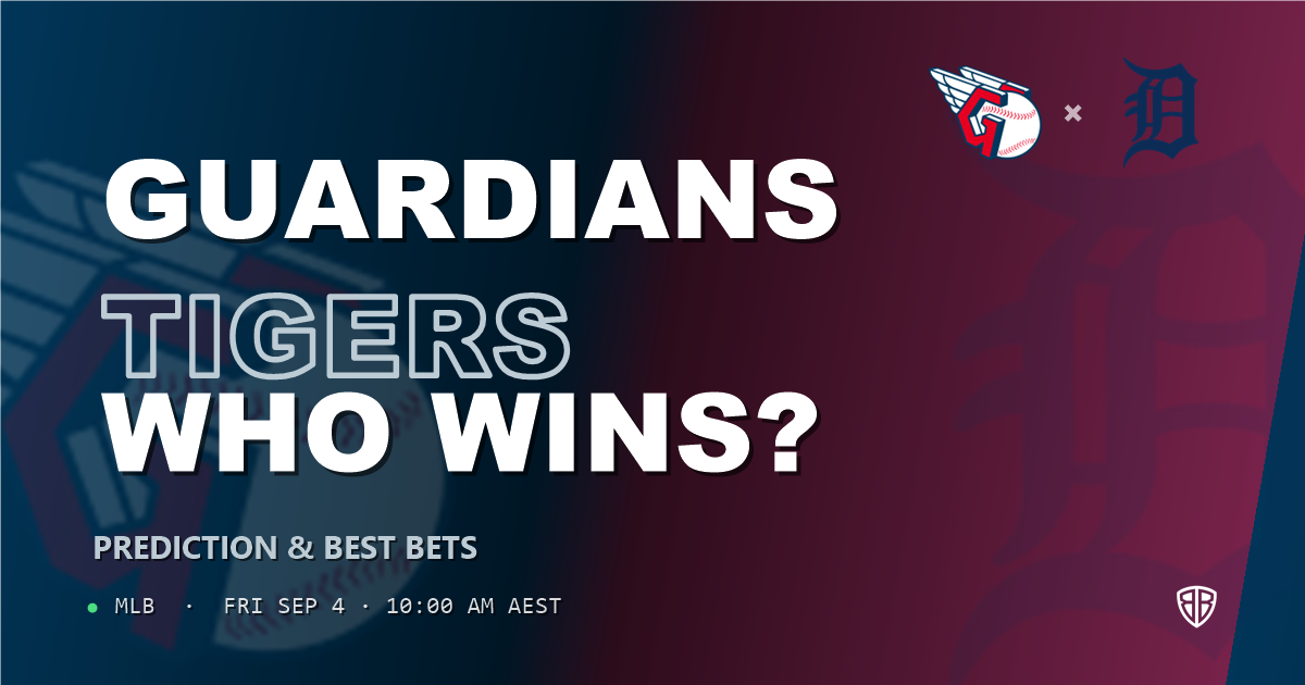 Cleveland Guardians vs Detroit Tigers Prediction and Picks, September 4, 2026