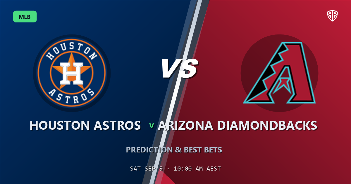 Houston Astros vs Arizona Diamondbacks Prediction and Picks, September 4, 2026