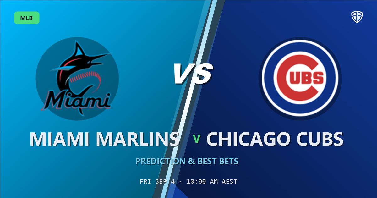 Miami Marlins vs Chicago Cubs Prediction and Picks, September 4, 2026