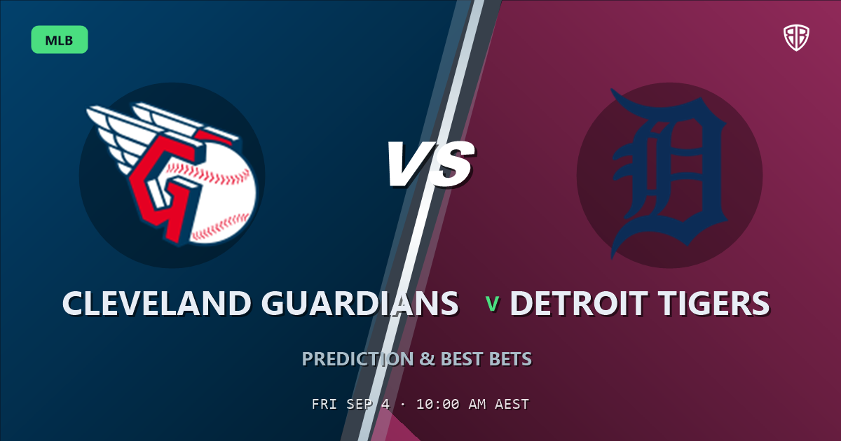Cleveland Guardians vs Detroit Tigers Prediction and Picks, September 5, 2026