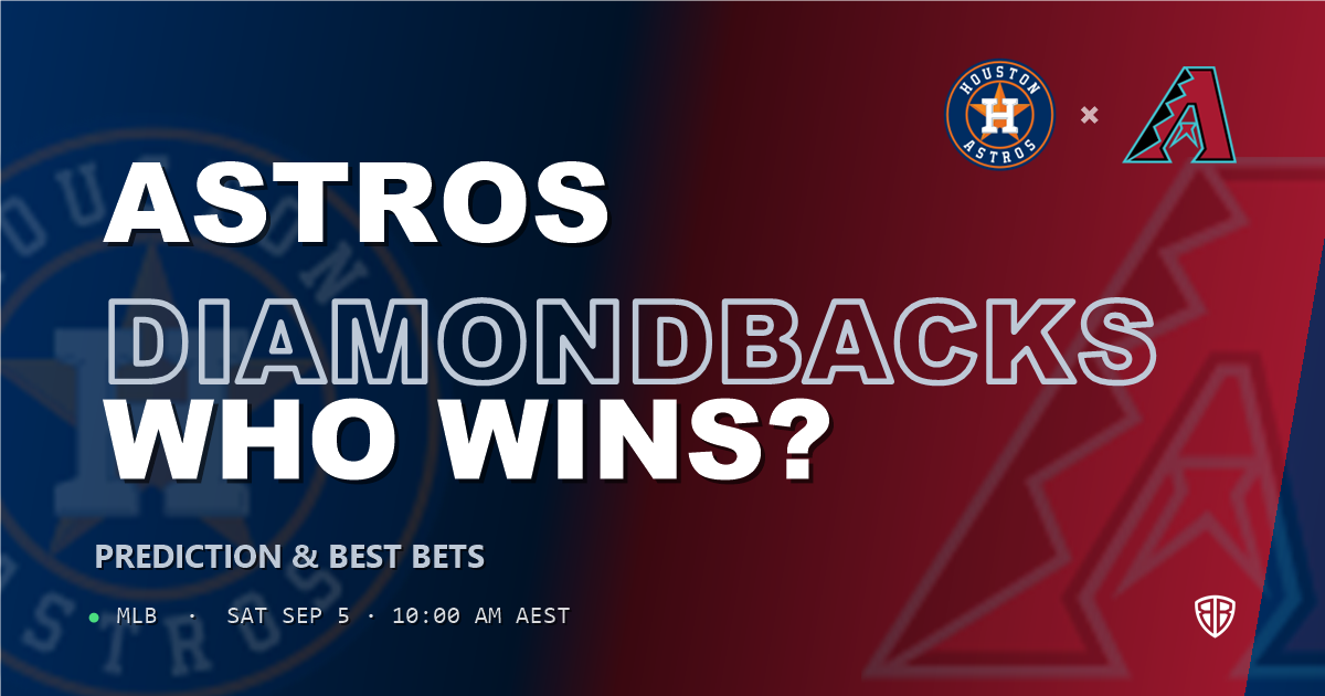 Houston Astros vs Arizona Diamondbacks Prediction and Picks, September 5, 2026
