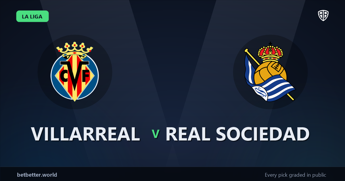 Villarreal vs Real Sociedad Prediction & Same Game Parlay picks Top SGP: Analytics Breakdown