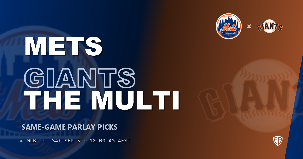 New York Mets vs San Francisco Giants Prediction and Same Game Parlay picks, September 6, 2026