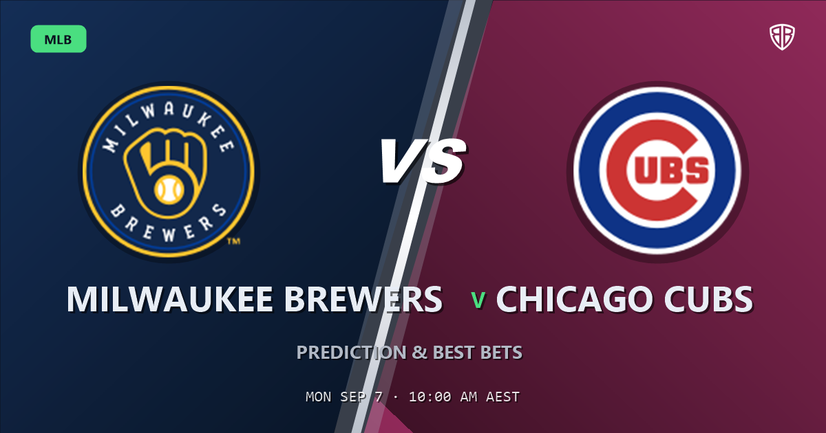 Milwaukee Brewers vs Chicago Cubs Prediction and Picks, September 7, 2026