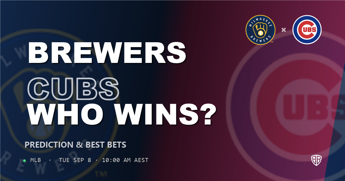 Milwaukee Brewers vs Chicago Cubs Prediction and Picks, September 8, 2026