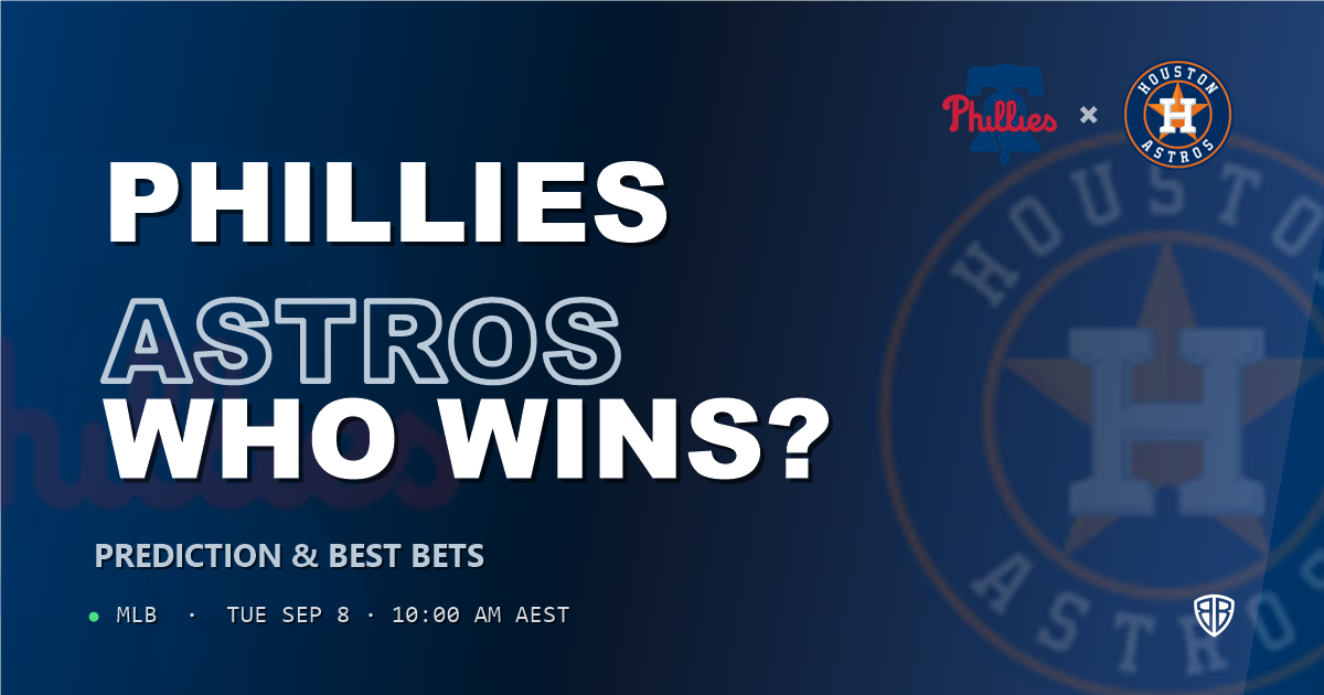 Philadelphia Phillies vs Houston Astros Prediction and Picks, September 8, 2026