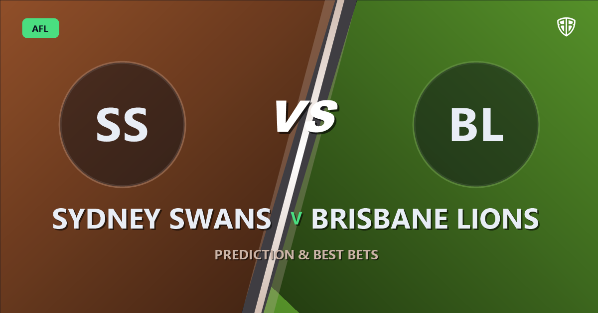 Sydney Swans vs Brisbane Lions Prediction & Picks: Odds Analysis & Top Props
