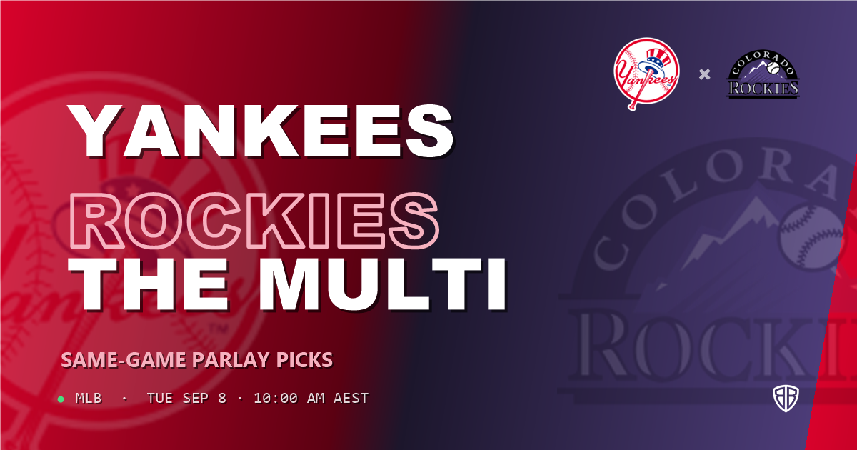 New York Yankees vs Colorado Rockies Prediction and Same Game Parlay picks, September 8, 2026