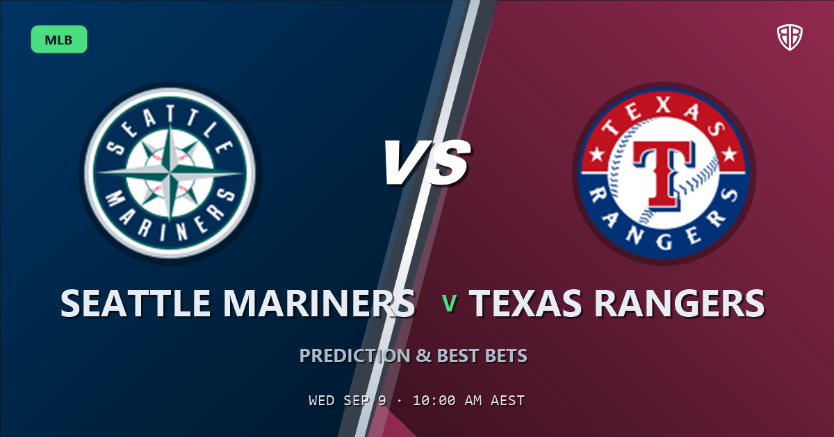 Seattle Mariners vs Texas Rangers Prediction and Picks, September 8, 2026