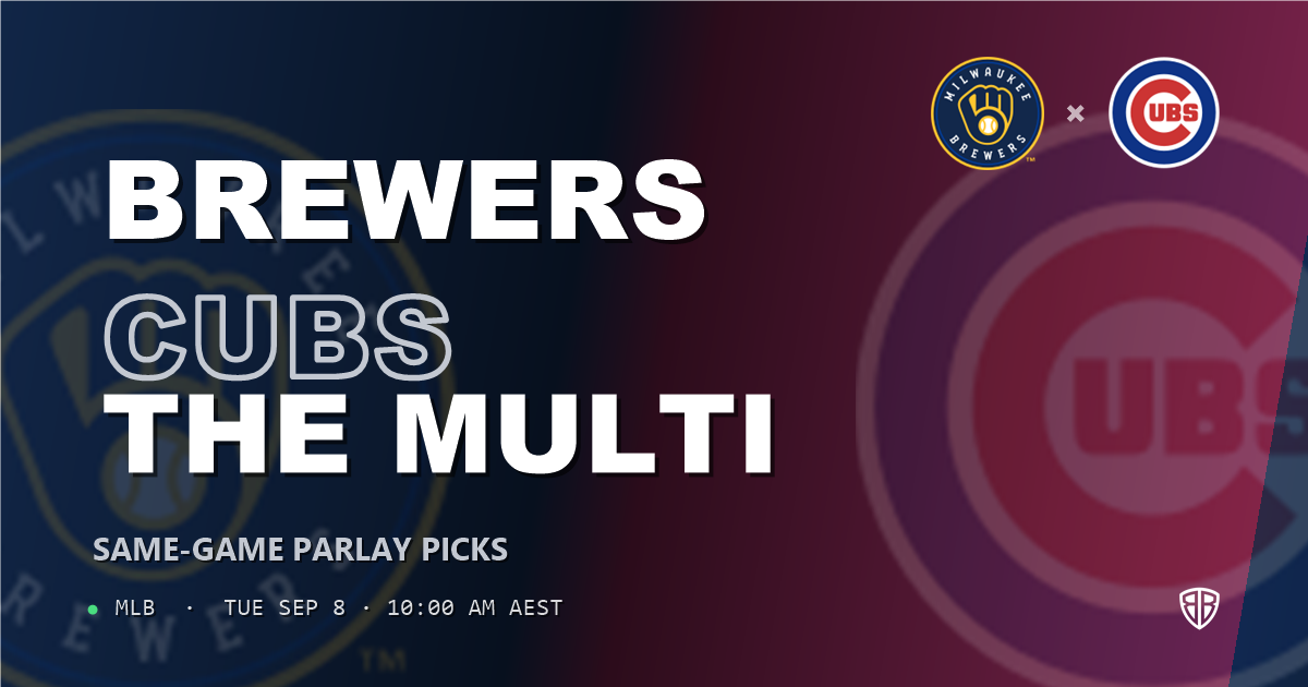 Milwaukee Brewers vs Chicago Cubs Prediction and Same Game Parlay picks, September 9, 2026