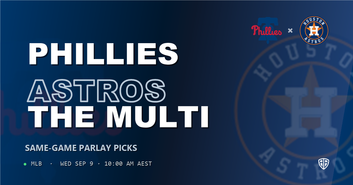 Philadelphia Phillies vs Houston Astros Prediction and Same Game Parlay picks, September 9, 2026
