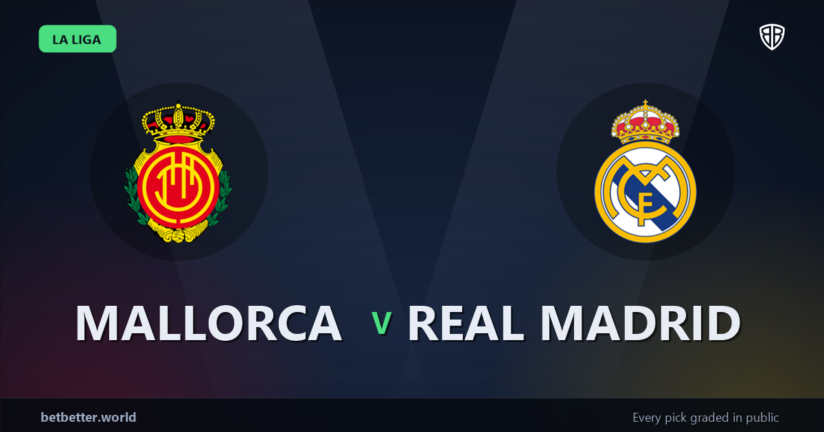 Mallorca vs Real Madrid Prediction & Same Game Parlay picks Top SGP: Smart Betting Angles