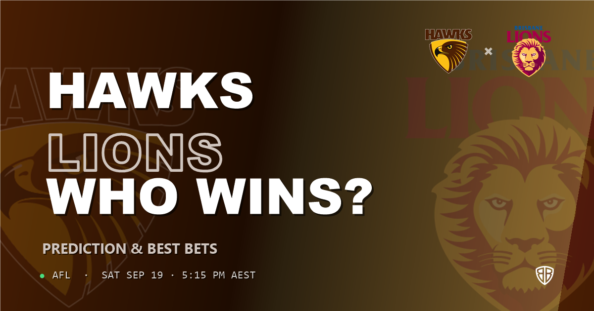 Hawthorn Hawks vs Brisbane Lions Prediction & Picks: Odds Analysis & Top Props