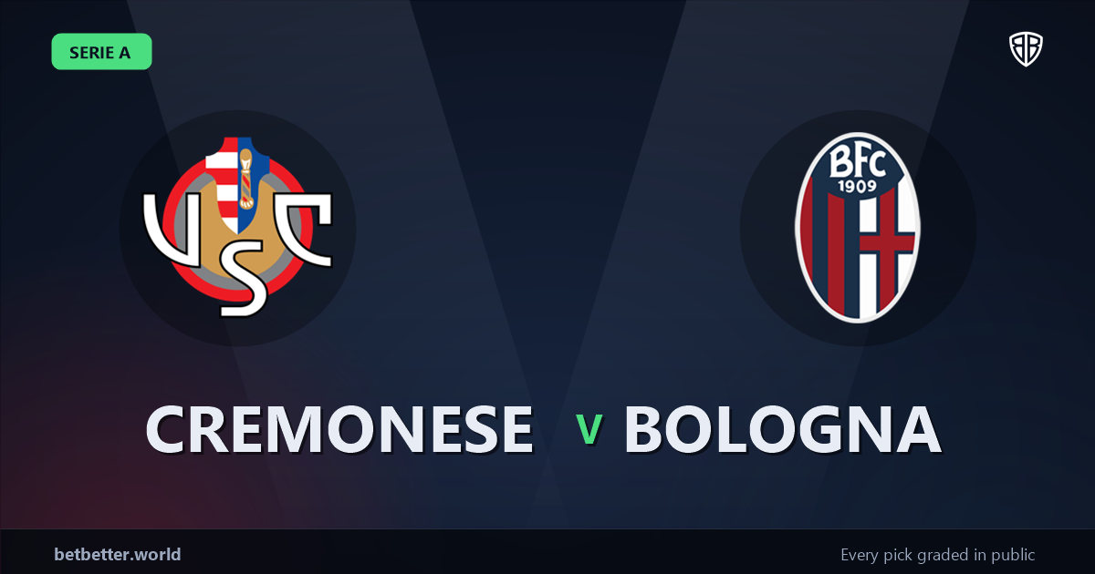 Cremonese vs Bologna Prediction & Same Game Parlay picks Value Parlay: Analytics Breakdown
