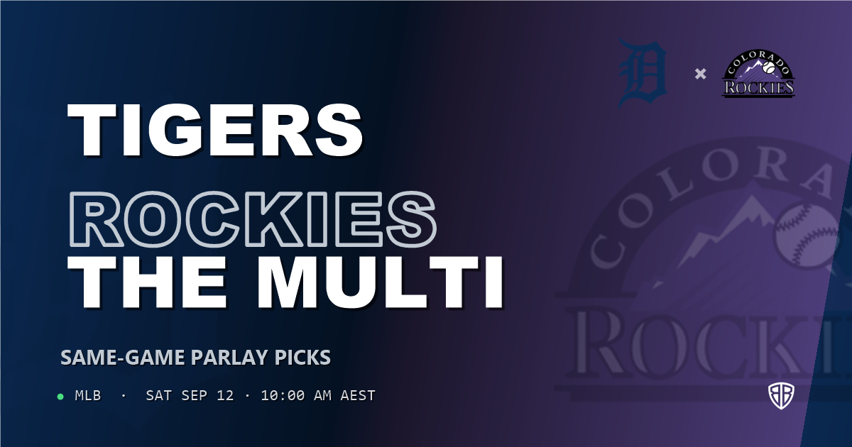Detroit Tigers vs Colorado Rockies Prediction and Same Game Parlay picks, September 13, 2026