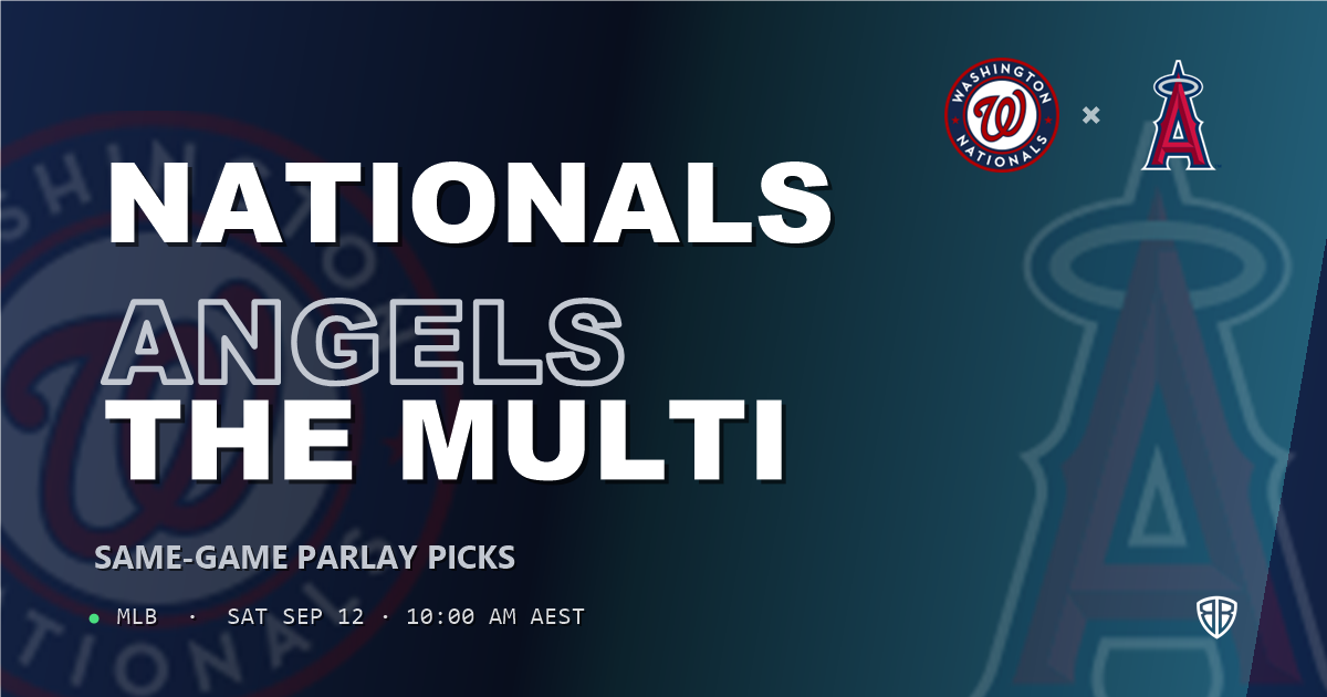 Washington Nationals vs Los Angeles Angels Prediction and Same Game Parlay picks, September 13, 2026
