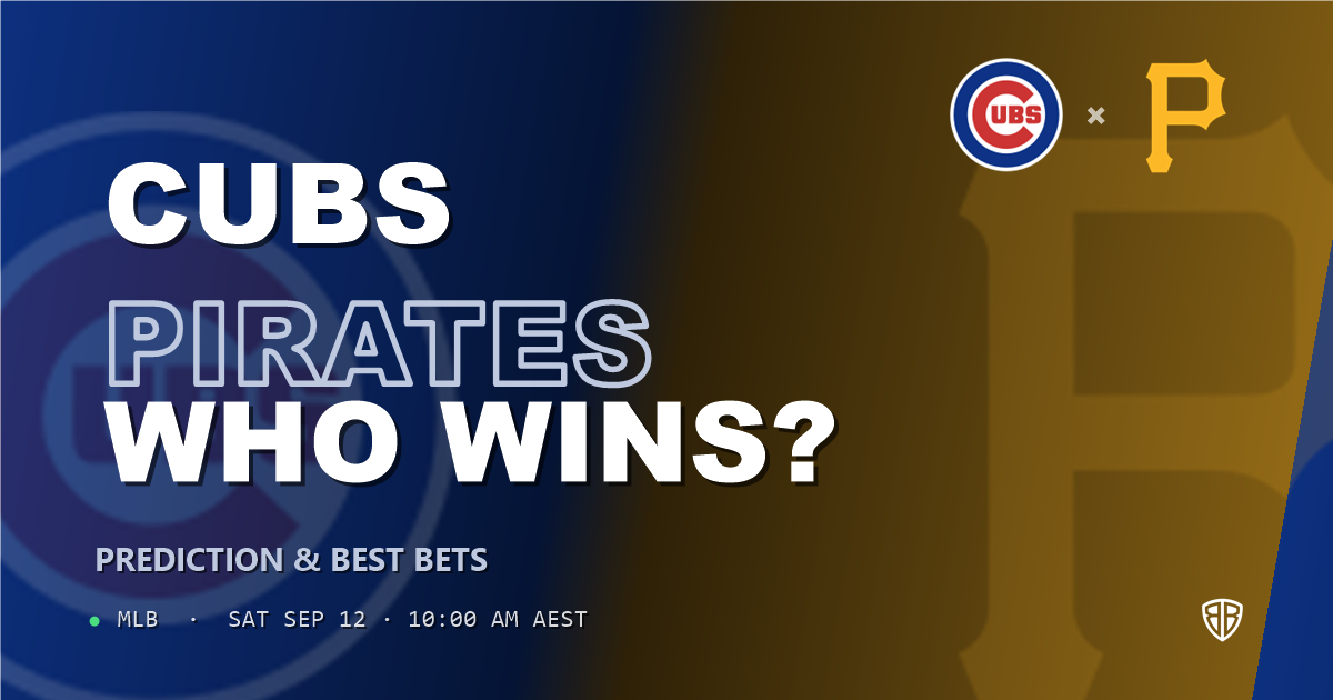 Chicago Cubs vs Pittsburgh Pirates Prediction and Picks, September 13, 2026