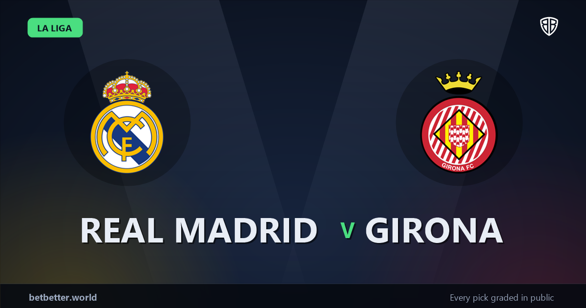 Real Madrid vs Girona Prediction & Same Game Parlay picks Value Parlay: Analytics Breakdown
