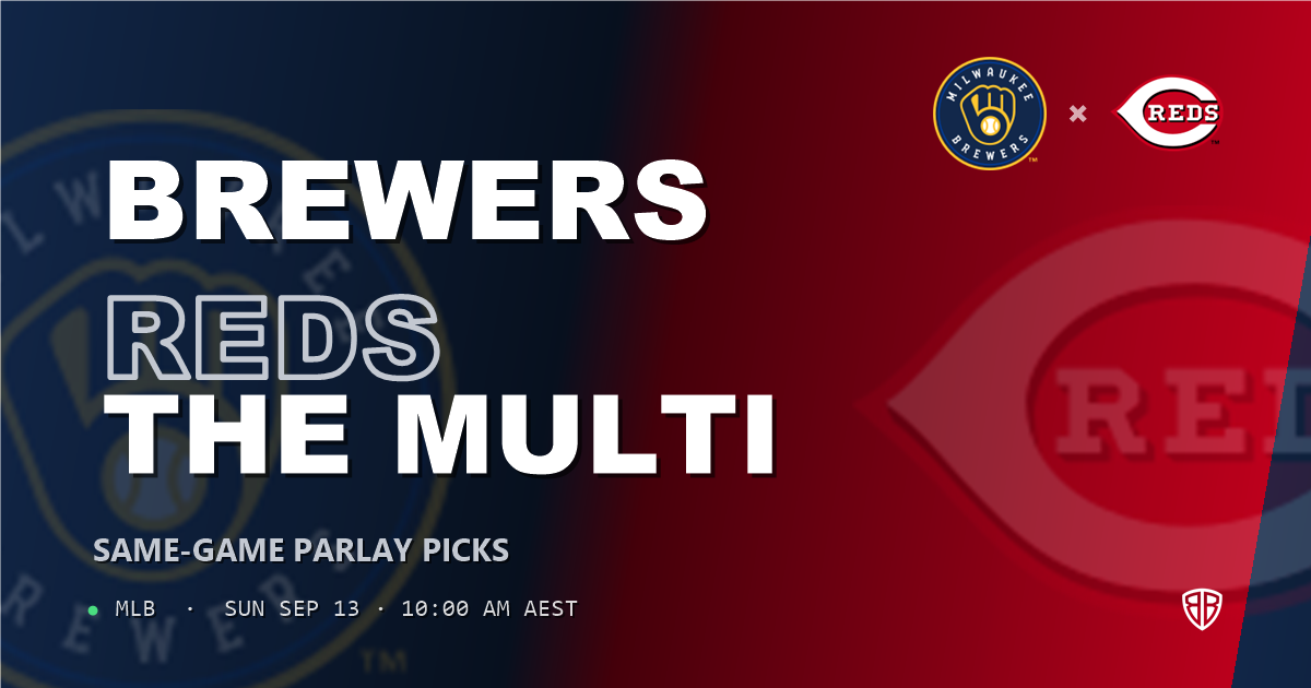 Milwaukee Brewers vs Cincinnati Reds Prediction and Same Game Parlay picks, September 13, 2026