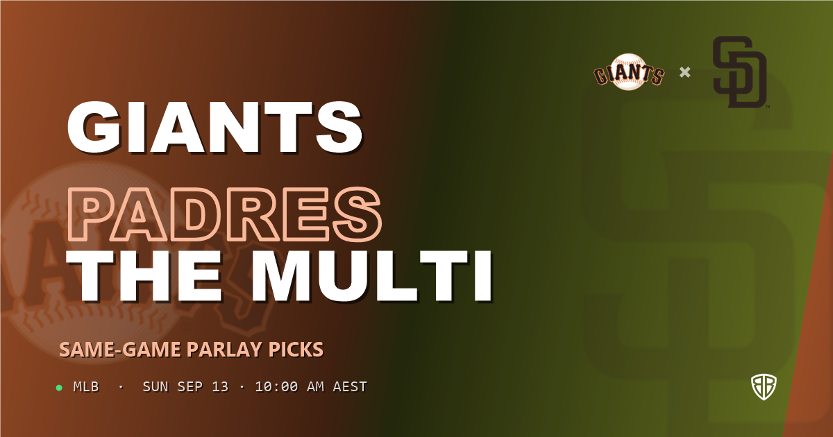 San Francisco Giants vs San Diego Padres Prediction and Same Game Parlay picks, September 14, 2026