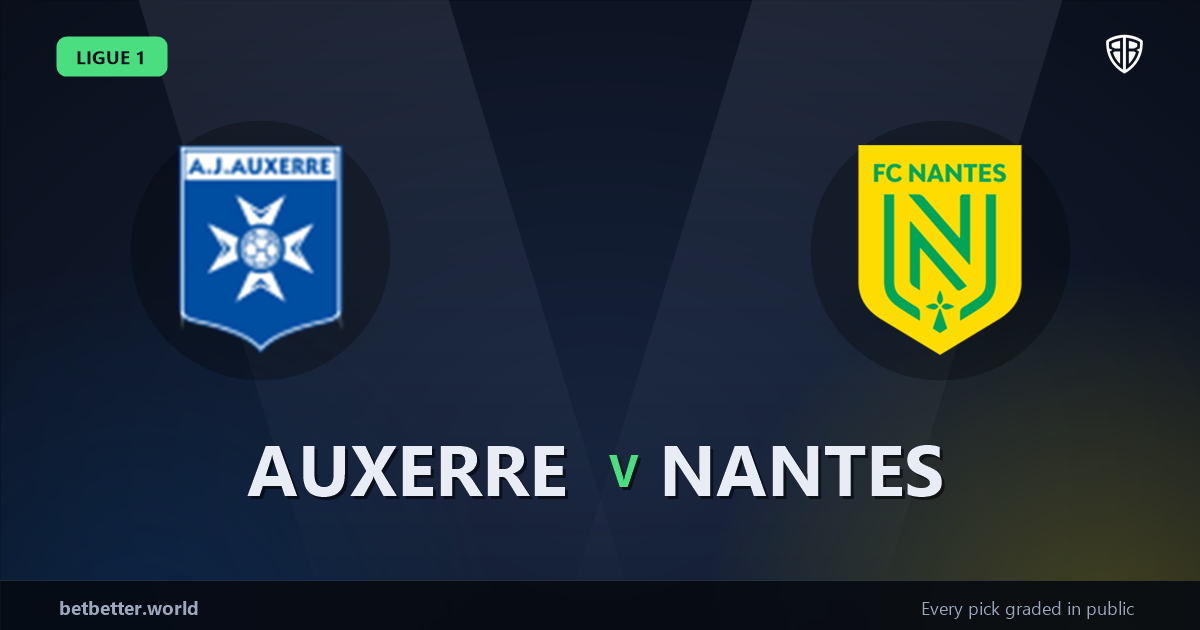 Auxerre vs Nantes Prediction & Same Game Parlay picks Top SGP: Our Expert Ligue 1 Analysis