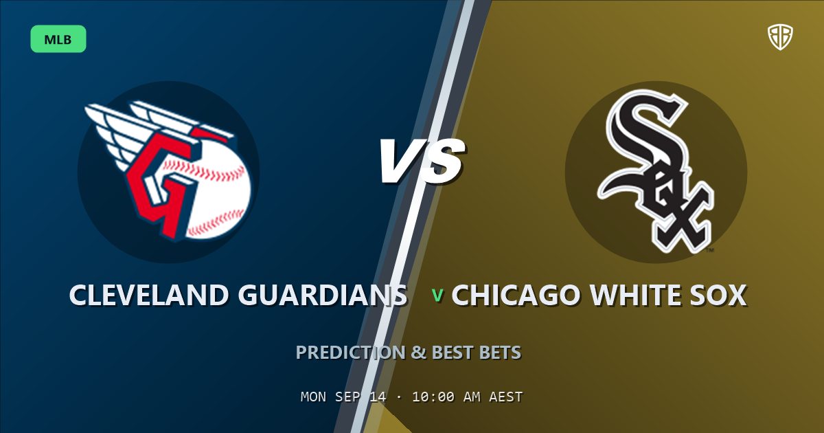 Cleveland Guardians vs Chicago White Sox Prediction and Picks, September 14, 2026