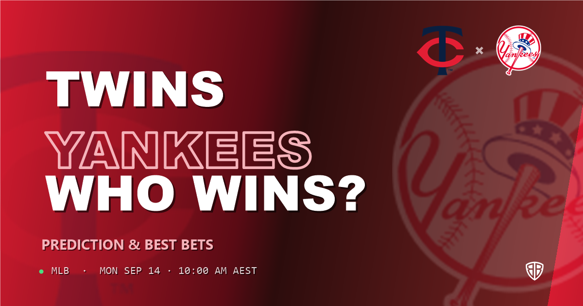 Minnesota Twins vs New York Yankees Prediction and Picks, September 14, 2026
