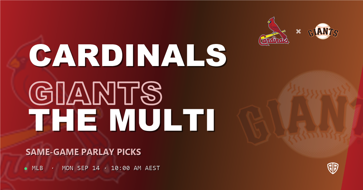 St. Louis Cardinals vs San Francisco Giants Prediction and Same Game Parlay picks, September 15, 2026