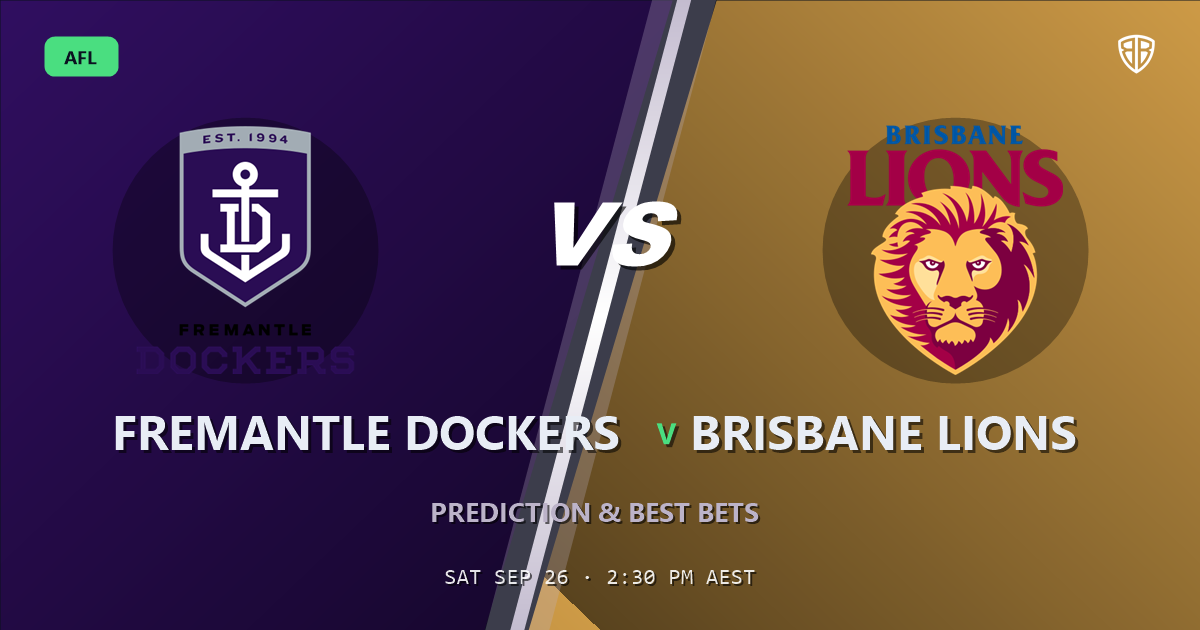 Fremantle Dockers vs Brisbane Lions Prediction & Picks (Jordan Clark Key Factor): Winning Game Angles