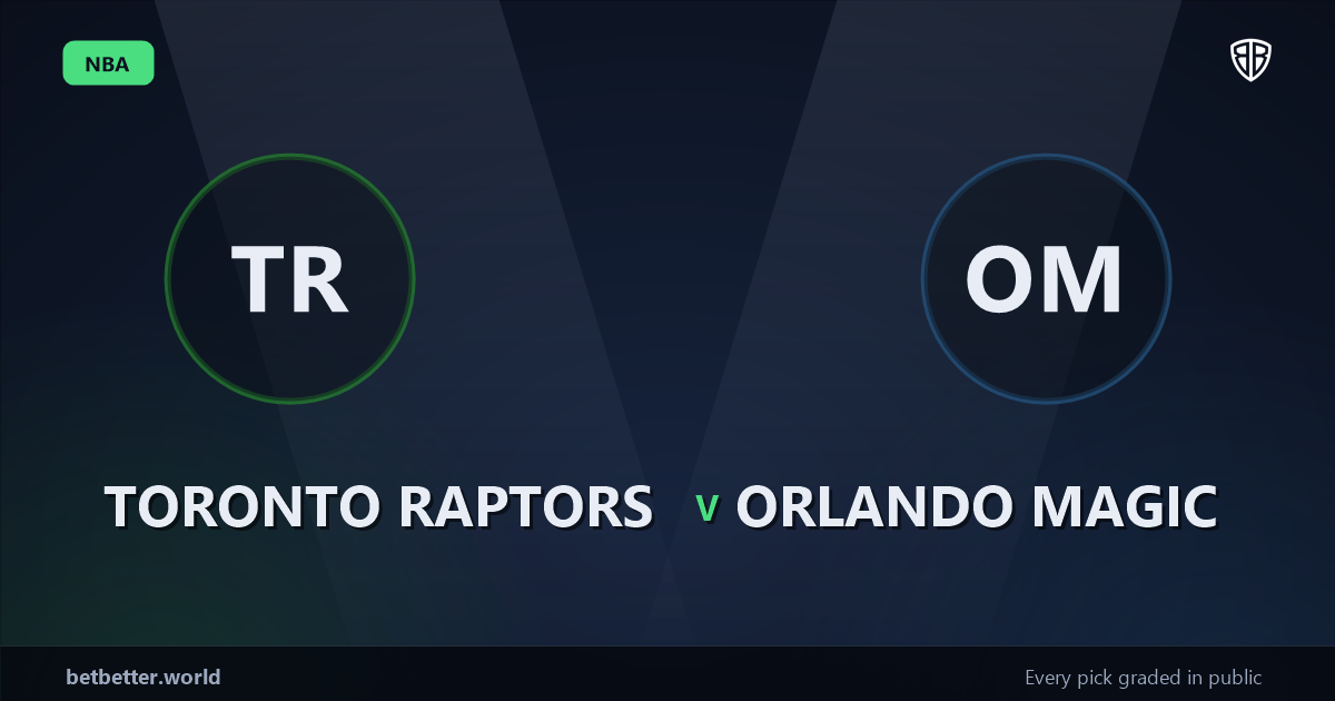 Toronto Raptors vs Orlando Magic Prediction & Same Game Parlay picks Key Insights: Analytics Breakdown