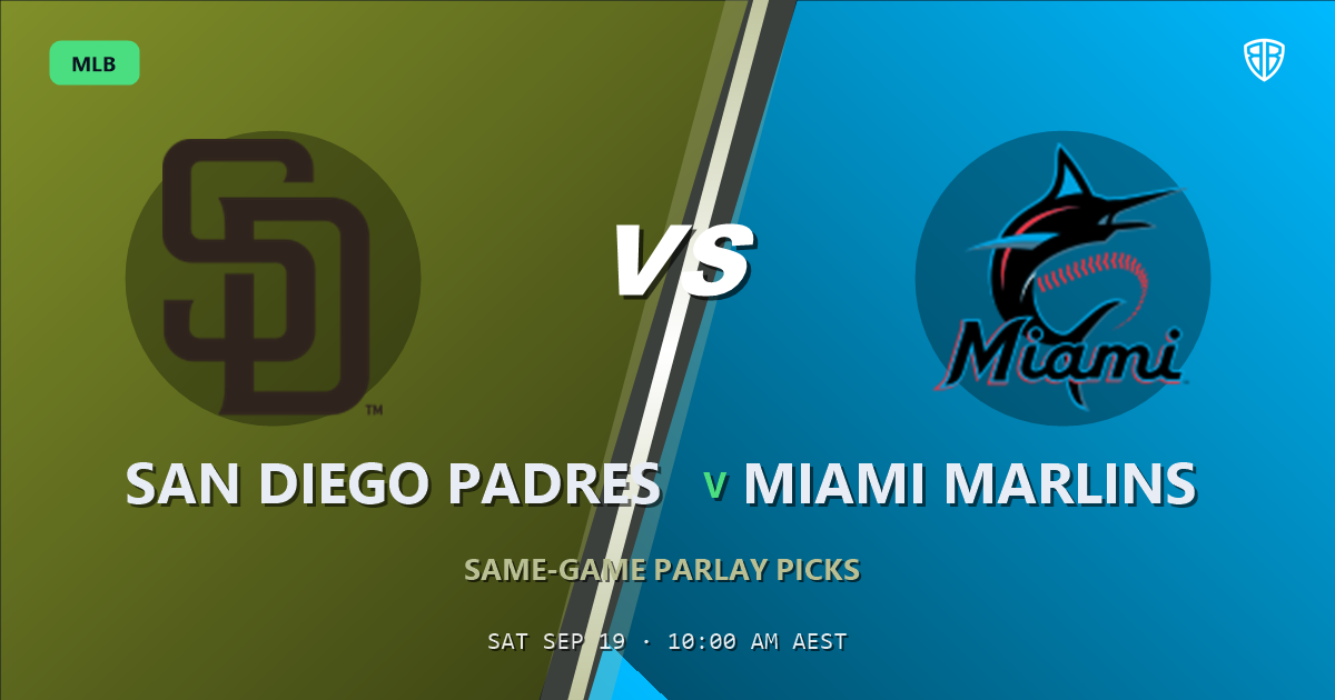 San Diego Padres vs Miami Marlins Prediction and Same Game Parlay picks, September 18, 2026