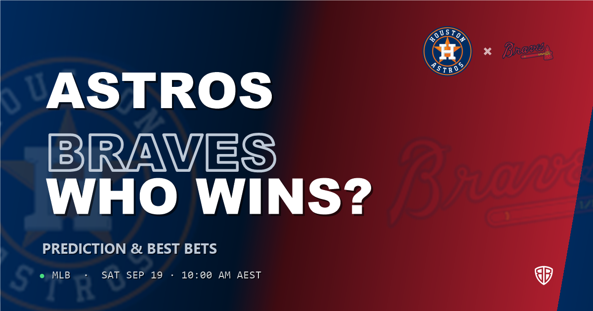 Houston Astros vs Atlanta Braves Prediction and Picks, September 18, 2026