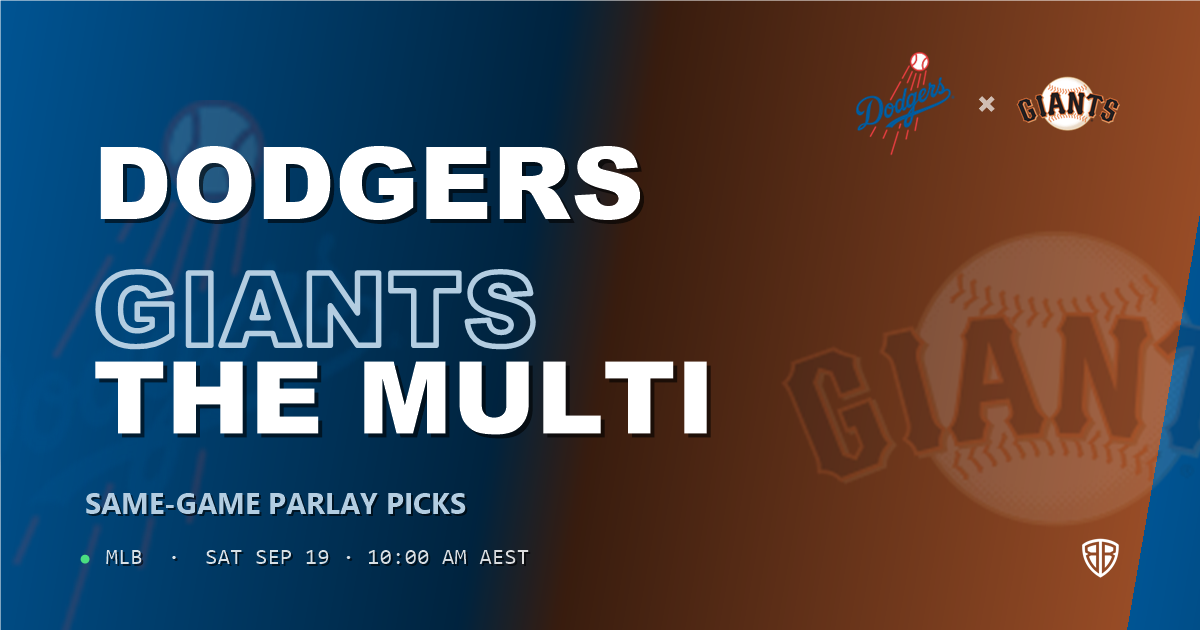 Los Angeles Dodgers vs San Francisco Giants Prediction and Same Game Parlay picks, September 18, 2026