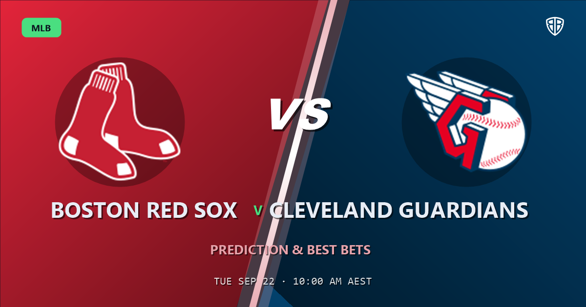 Boston Red Sox vs Cleveland Guardians Prediction and Picks, September 22, 2026