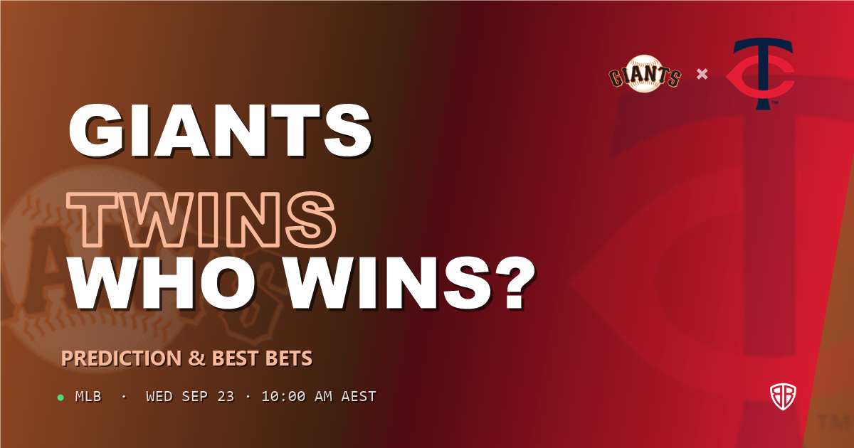 San Francisco Giants vs Minnesota Twins Prediction and Picks, September 22, 2026