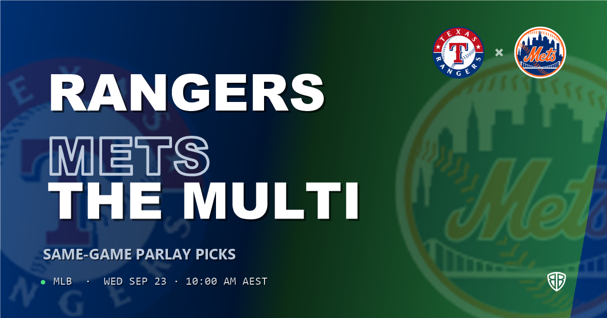 Texas Rangers vs New York Mets Prediction and Same Game Parlay picks, September 23, 2026