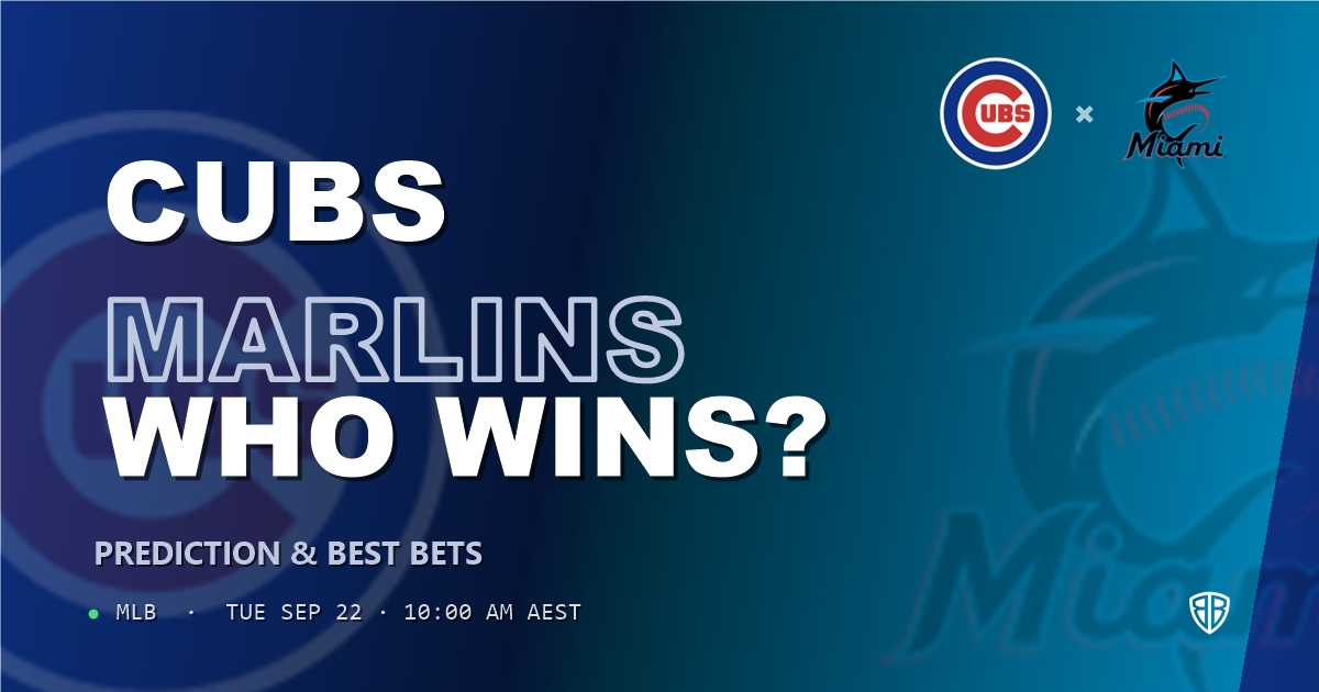 Chicago Cubs vs Miami Marlins Prediction and Picks, September 23, 2026