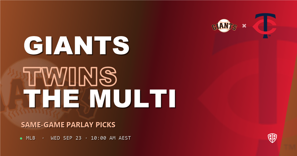 San Francisco Giants vs Minnesota Twins Prediction and Same Game Parlay picks, September 23, 2026