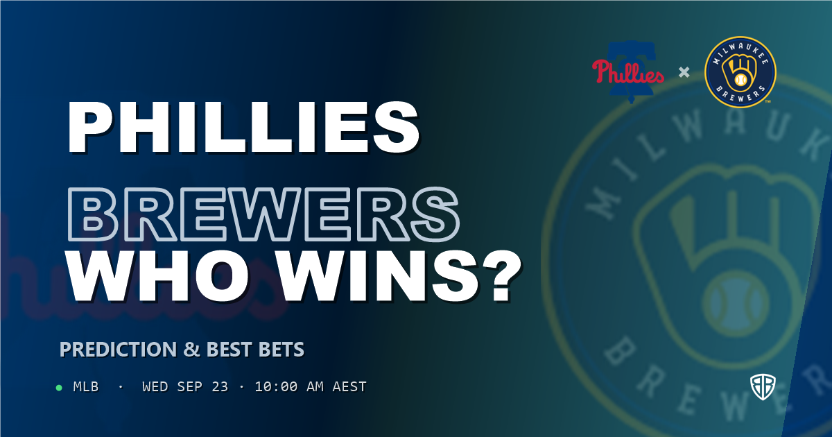 Philadelphia Phillies vs Milwaukee Brewers Prediction and Picks, September 24, 2026