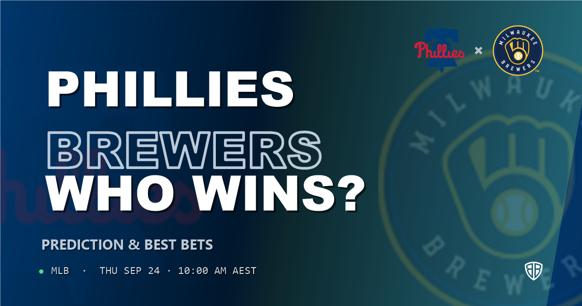 Philadelphia Phillies vs Milwaukee Brewers Prediction and Picks, September 24, 2026