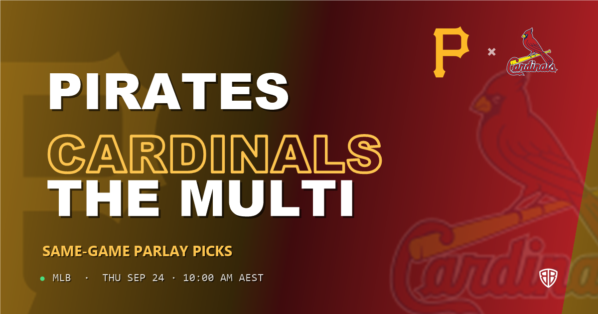 Pittsburgh Pirates vs St. Louis Cardinals Prediction and Same Game Parlay picks, September 24, 2026