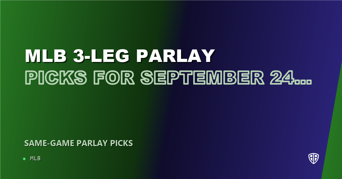 Kansas City Royals vs Chicago White Sox Prediction and Same Game Parlay picks, September 24, 2026