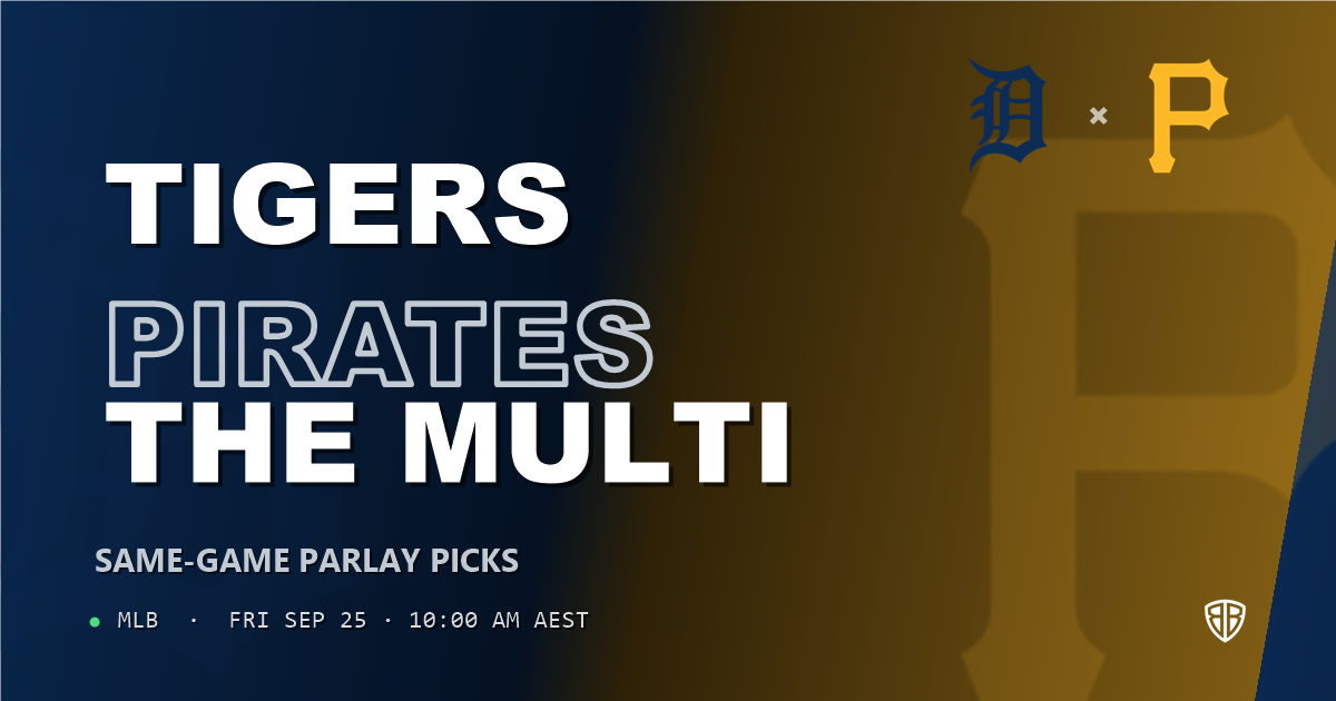 Detroit Tigers vs Pittsburgh Pirates Prediction and Same Game Parlay picks, September 25, 2026
