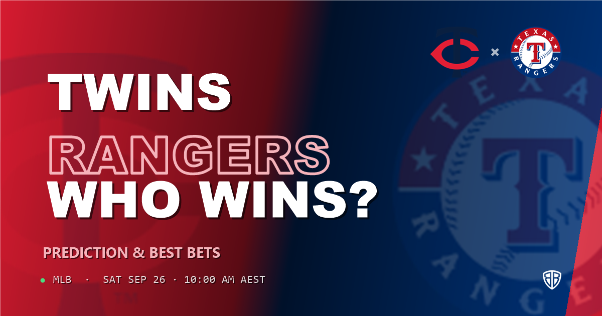 Minnesota Twins vs Texas Rangers Prediction and Picks, September 25, 2026